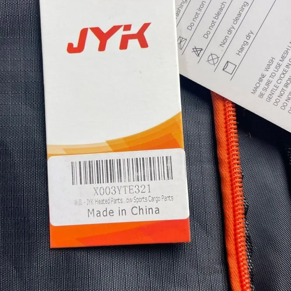 JYK Heated Sports Cargo Pants - Size L - No Battery